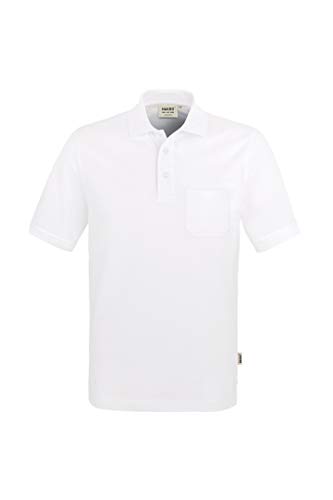 Hakro Pocket Polo Top, weiß, 2XL von HAKRO