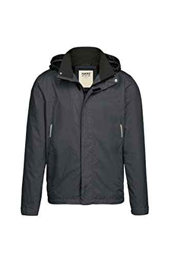 Hakro Regenjacke Connecticut, HK862-anthrazit, M von HAKRO