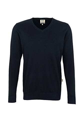 Hakro V Pullover Premium Cotton, schwarz, L von HAKRO