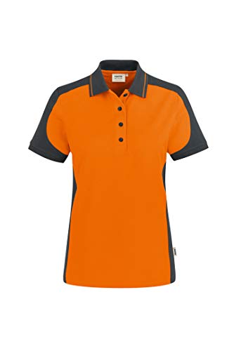 Hakro Women Contrast Poloshirt Performance, orange, 2XL von HAKRO