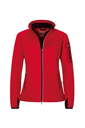 Hakro Women-Light-Softshell-Jacke Sidney, HK256-rot, L von HAKRO