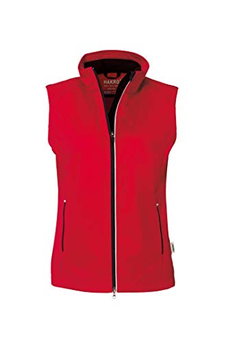 Hakro Women-Light-Softshell-Weste Sarina, HK254-rot, L von HAKRO