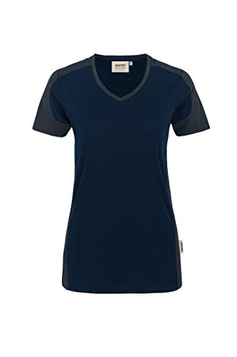 Hakro Women V Shirt Contrast Performance- Gr. M, Tinte von HAKRO