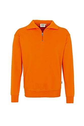 Hakro Zip Sweatshirt Premium, orange, 2XL von HAKRO