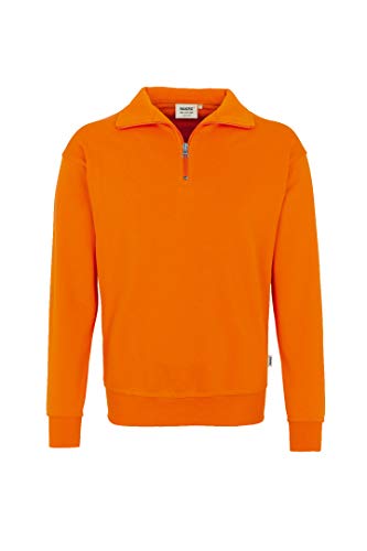 Hakro Zip Sweatshirt Premium, orange, 3XL von HAKRO