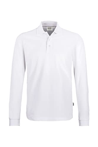 Longsleeve-Poloshirt Classic wei§ von HAKRO