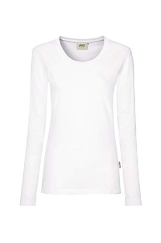 Women's Long-Sleeved Performance Top,Weiß,3XL von HAKRO