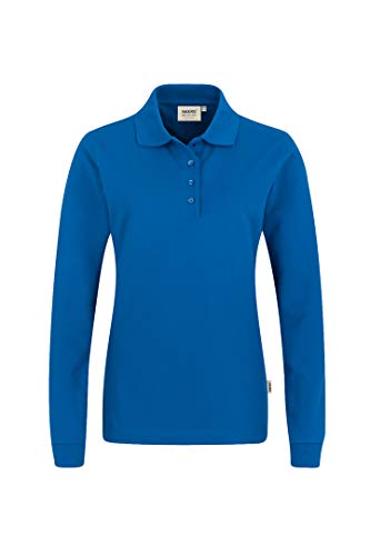 Women-Longsleeve-Poloshirt Performance, Royal, M von HAKRO