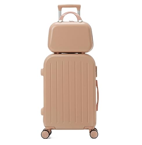 HALAHAI Koffer Gepäck Reisekoffer Gepäck-Hartschalenkoffer, Leichtes Passwort-Gepäck, Rollkoffer Für Herren Und Damen Rollkoffer Trolley Koffer (Color : E, Size : 22inch) von HALAHAI