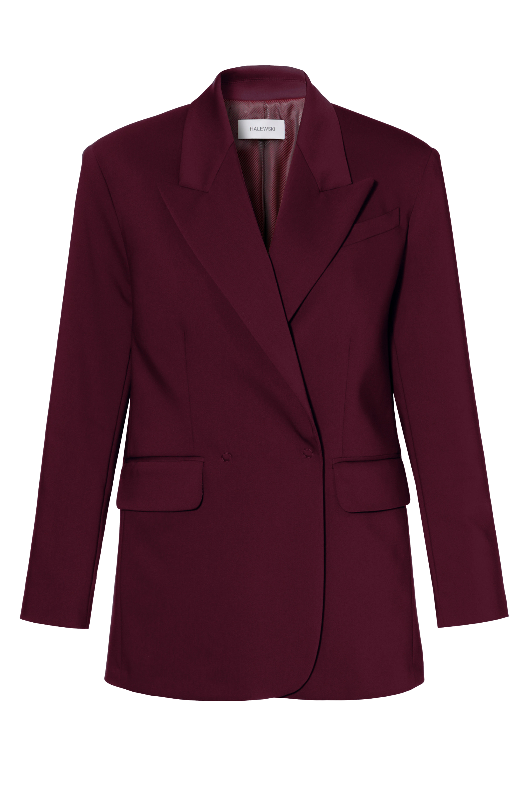 HALEWSKI | Blazer Blair Burgundy Wine | Women's Blood Red Blazers HALEWSKI | Blazer Blair Burgundy Wine | Women's Blood Red Blazers von HALEWSKI