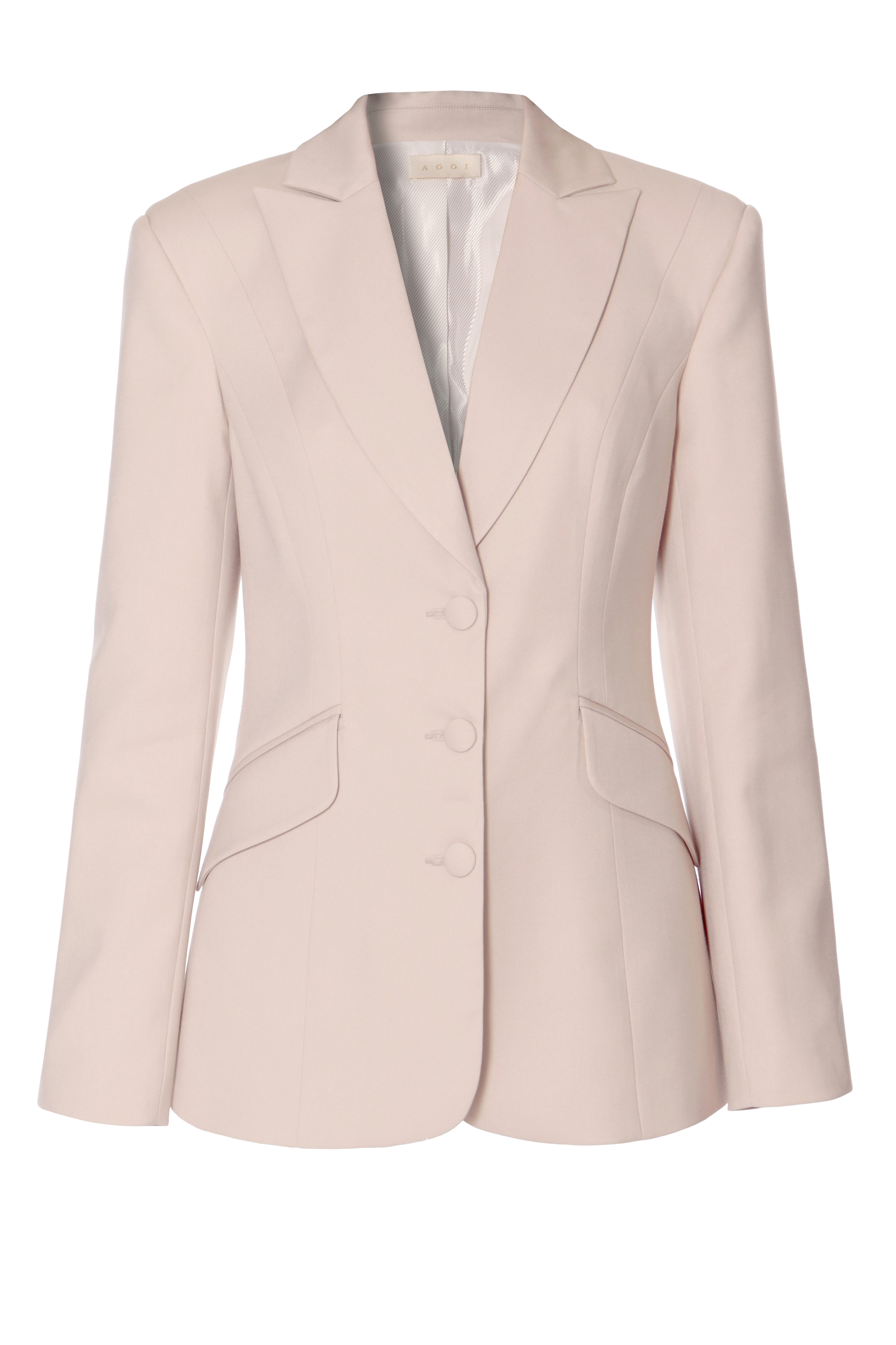 HALEWSKI | Blazer Leona Pearl Ivory | Women's Beige Blazers von HALEWSKI
