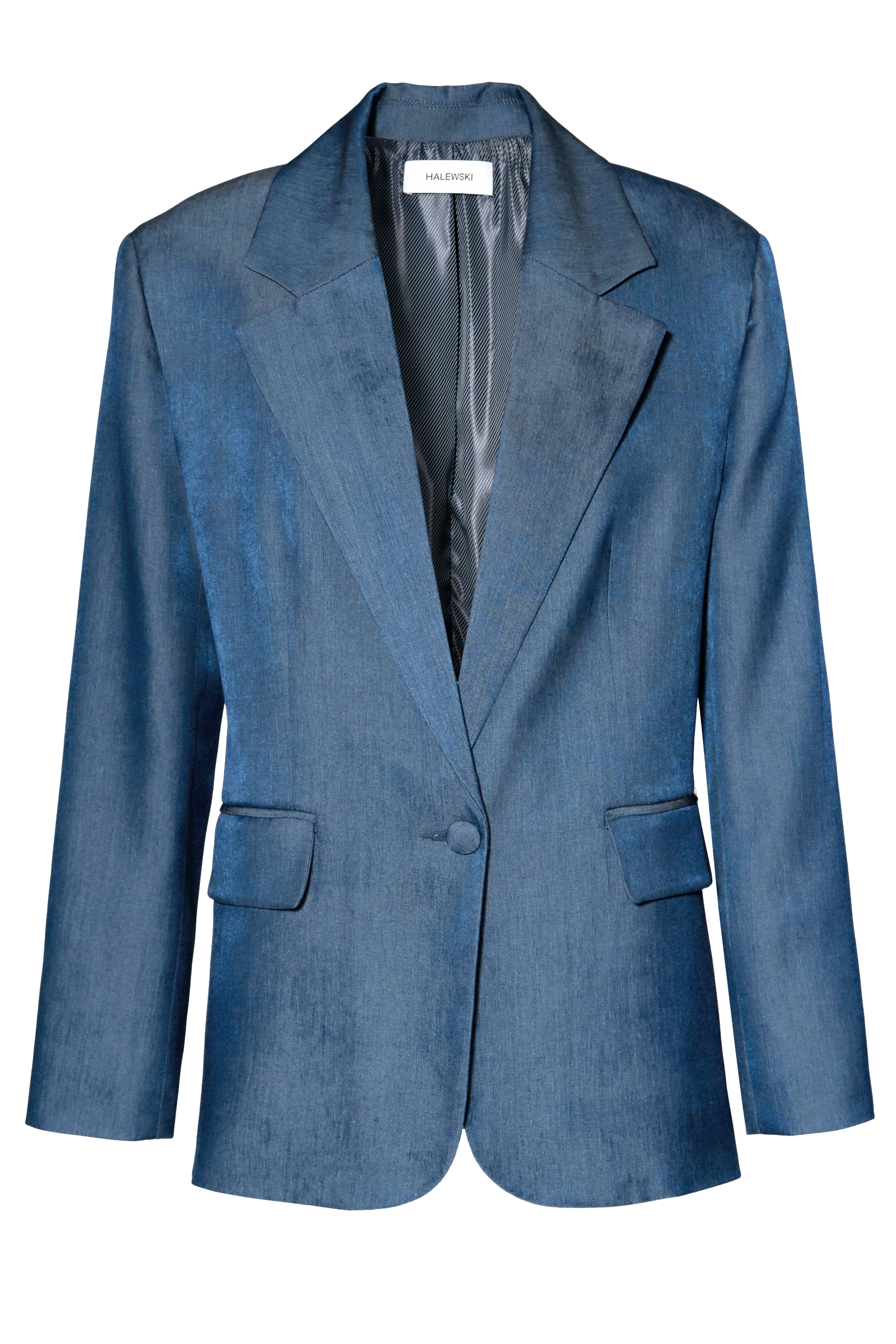 Blazer Tatiana Navy Denim - Blue - M - HALEWSKI - Blazers Blazer Tatiana Navy Denim - Blue - M - HALEWSKI - Blazers von HALEWSKI