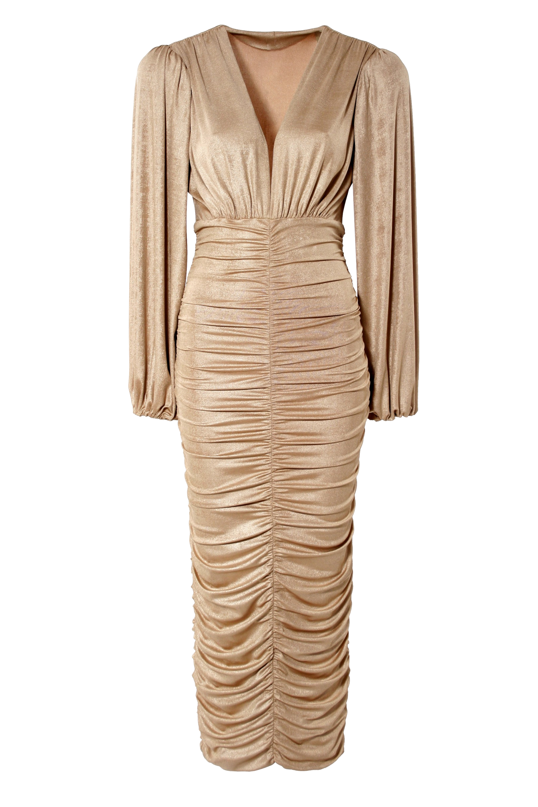 Dress Gloria Gold - L - HALEWSKI - Midi dresses Dress Gloria Gold - L - HALEWSKI - Midi dresses von HALEWSKI