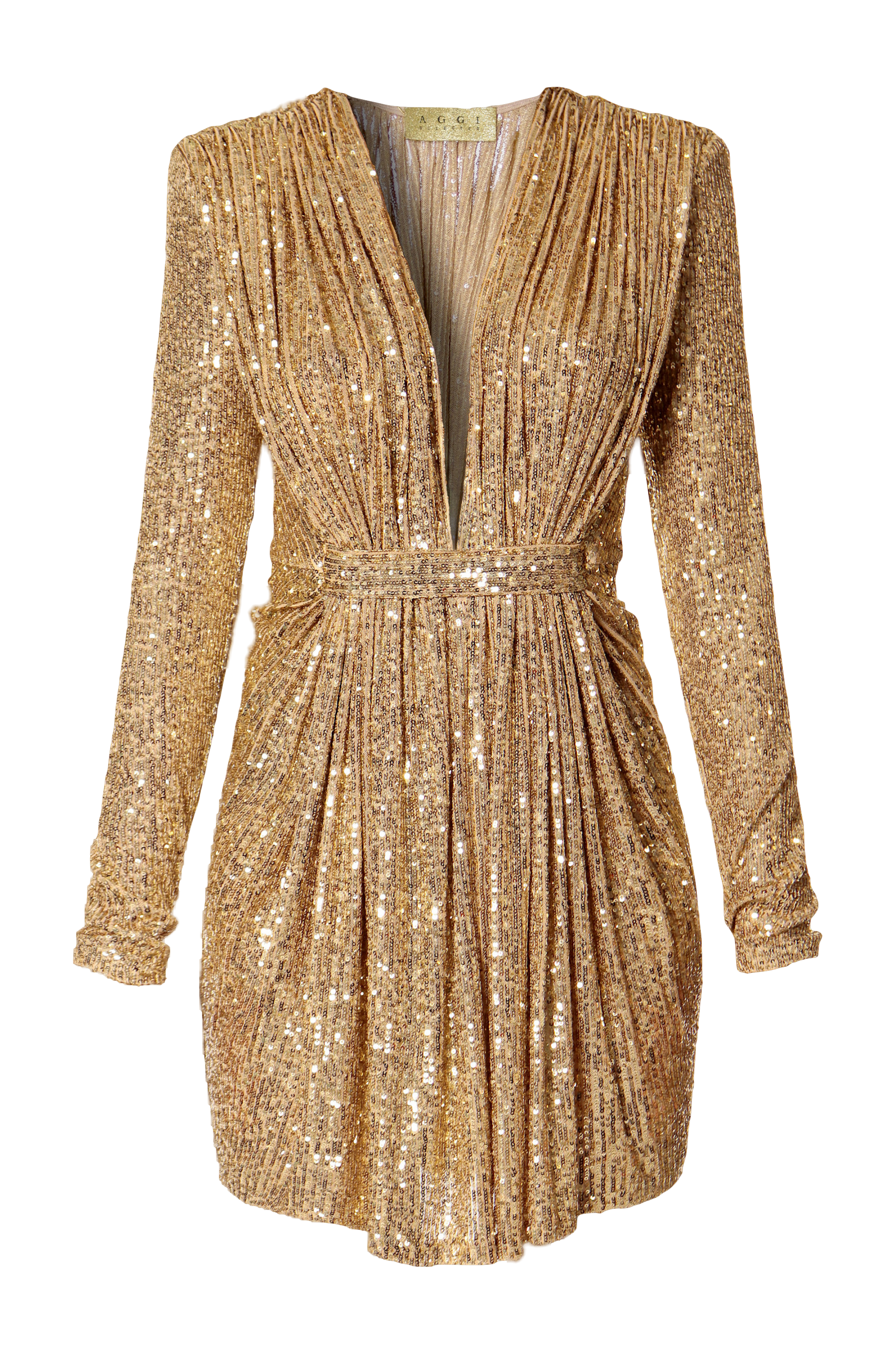 HALEWSKI | Dress Roxie Gold Diamond | Women's Gold Mini dresses HALEWSKI | Dress Roxie Gold Diamond | Women's Gold Mini dresses von HALEWSKI