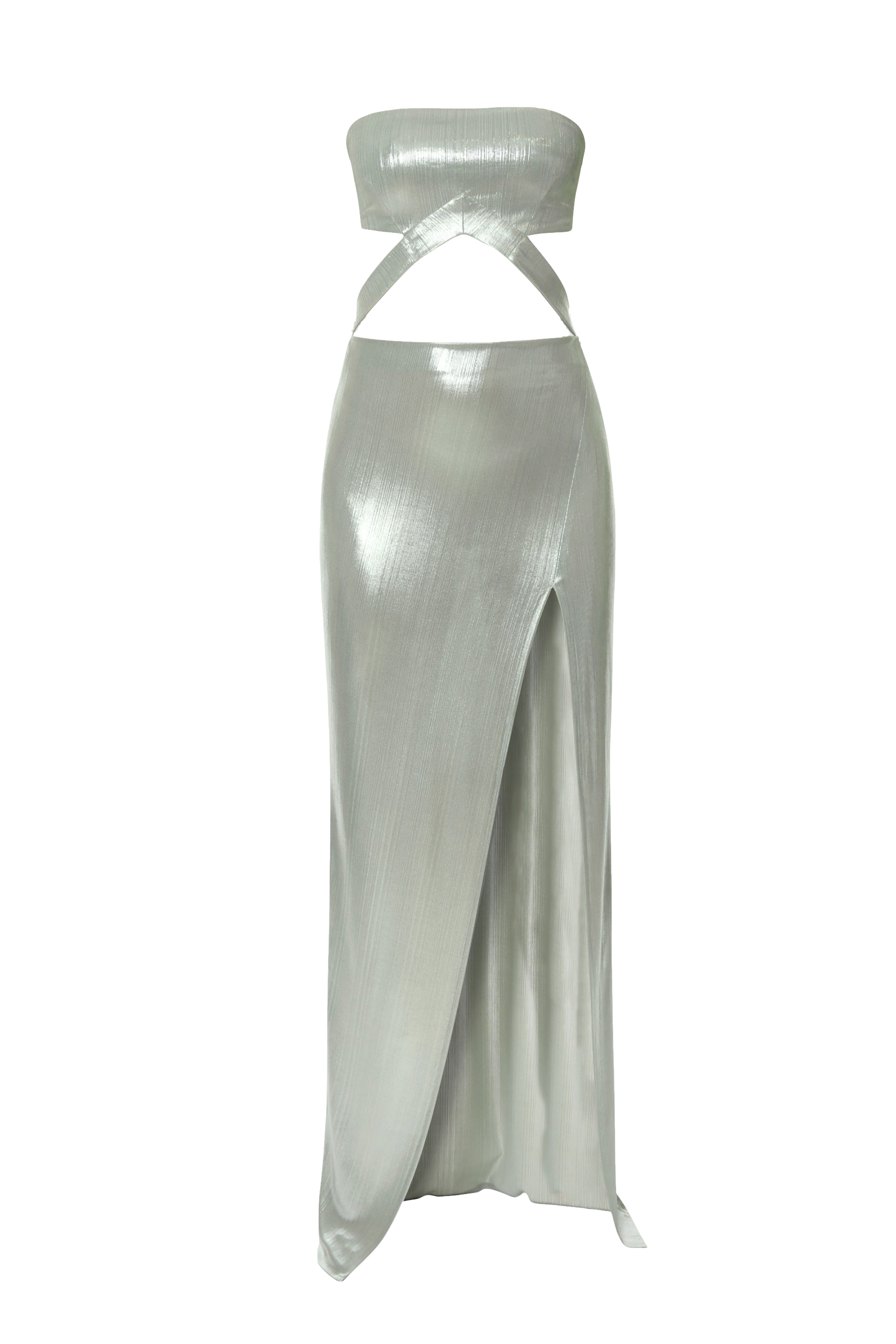 Dress Sidney Silver Sage - Silver - S - HALEWSKI - Maxi dresses Dress Sidney Silver Sage - Silver - S - HALEWSKI - Maxi dresses von HALEWSKI