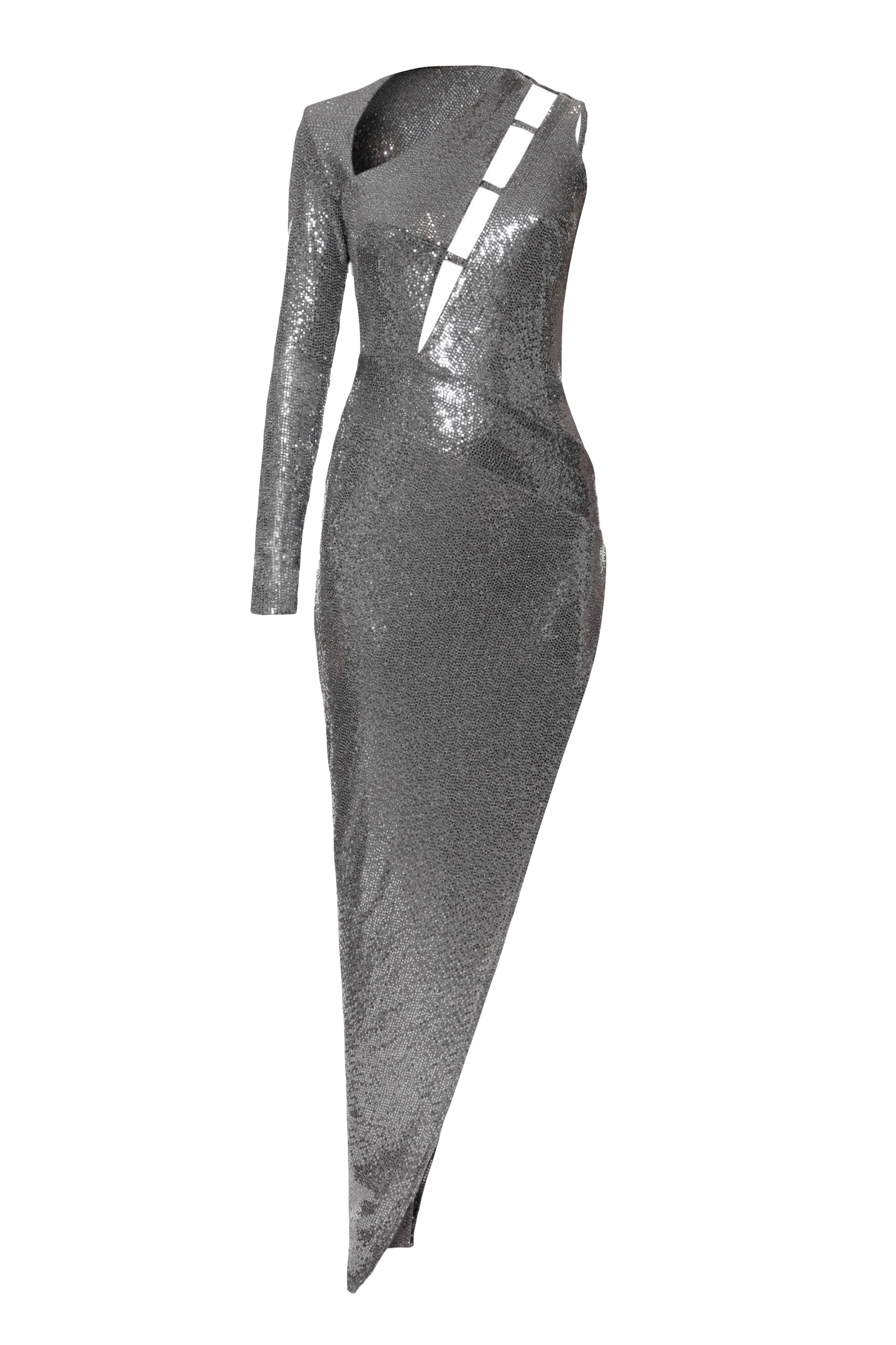 Dress Vivian Steel Grey - M - HALEWSKI - Maxi dresses Dress Vivian Steel Grey - M - HALEWSKI - Maxi dresses von HALEWSKI