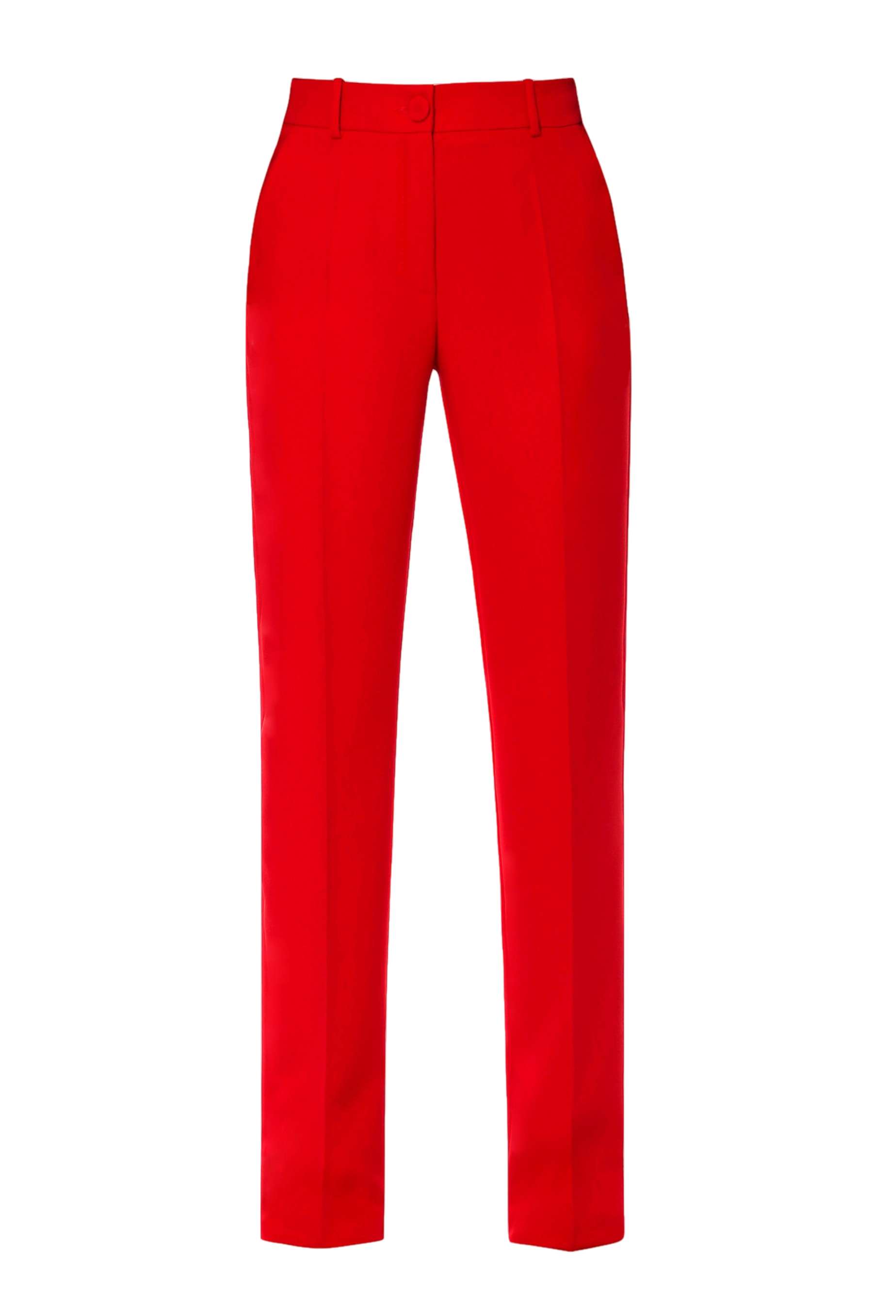 Pants Lesly Fiery Red - Red - M - HALEWSKI - High waisted pants Pants Lesly Fiery Red - Red - M - HALEWSKI - High waisted pants von HALEWSKI