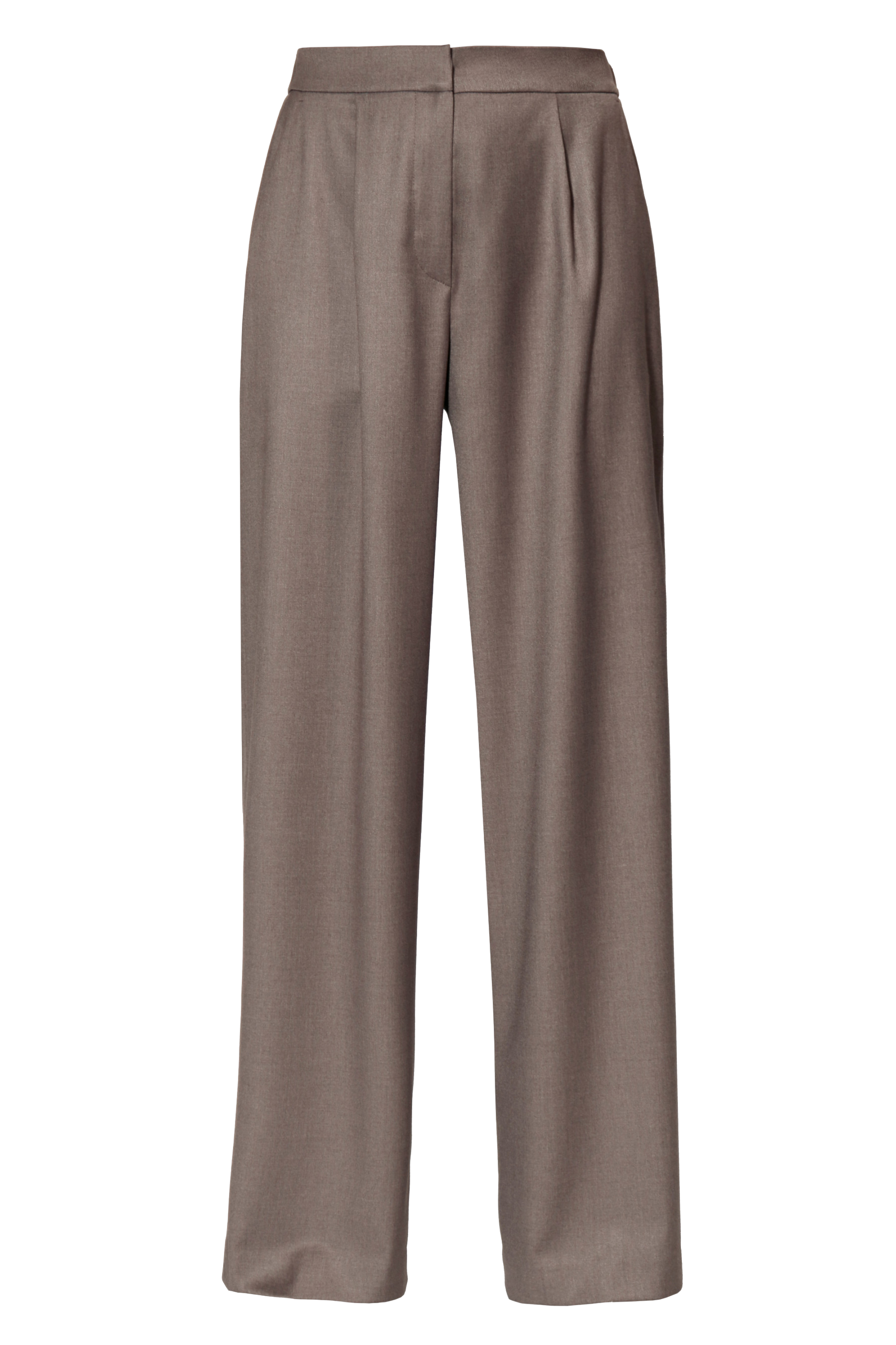 Trousers Ophelie Brown Melange - Brown - XS - HALEWSKI - Wide leg pants Trousers Ophelie Brown Melange - Brown - XS - HALEWSKI - Wide leg pants von HALEWSKI