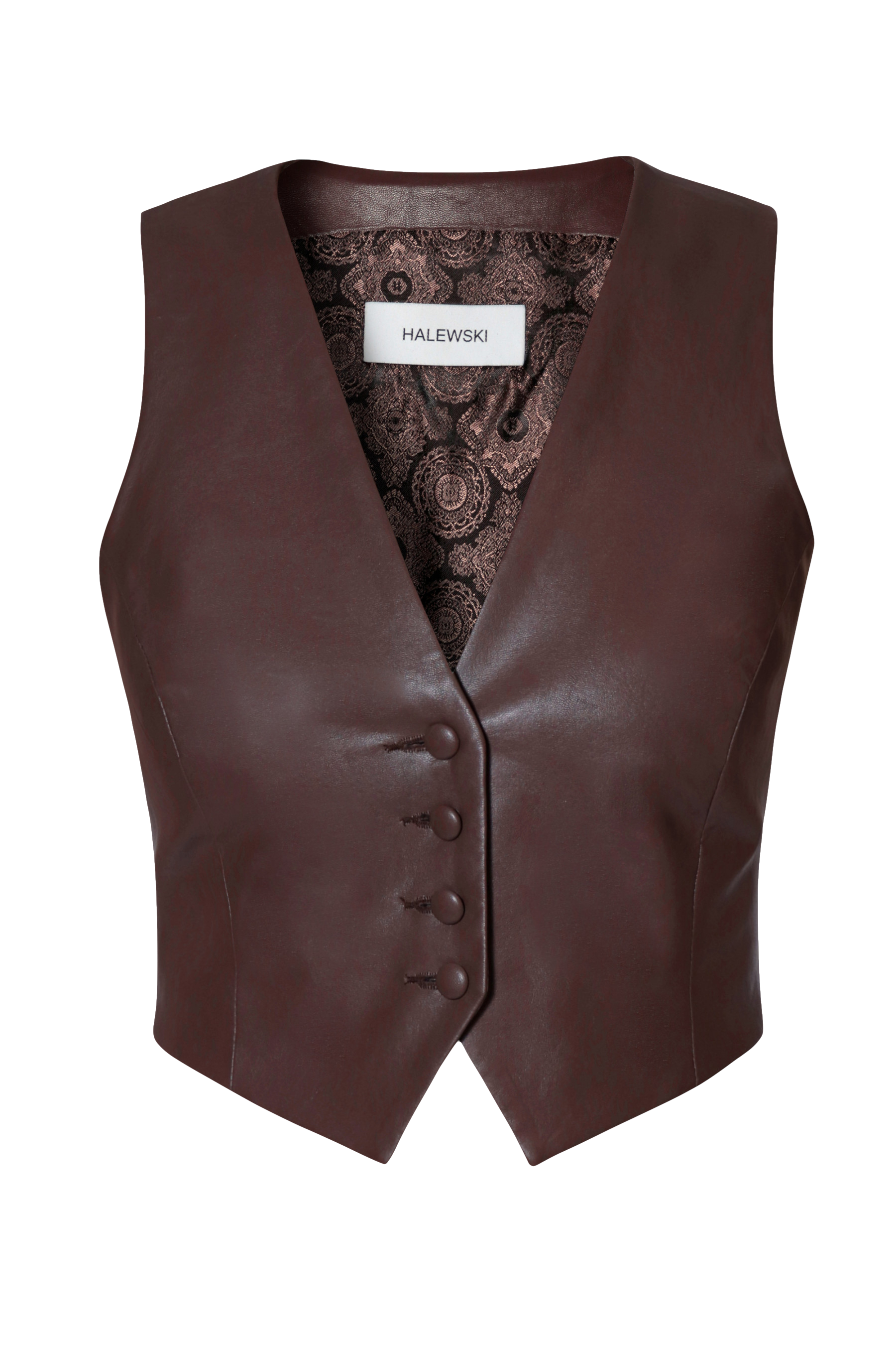 Vest Sylvia Chocolate Brown - Brown - S - HALEWSKI - Vests Vest Sylvia Chocolate Brown - Brown - S - HALEWSKI - Vests von HALEWSKI