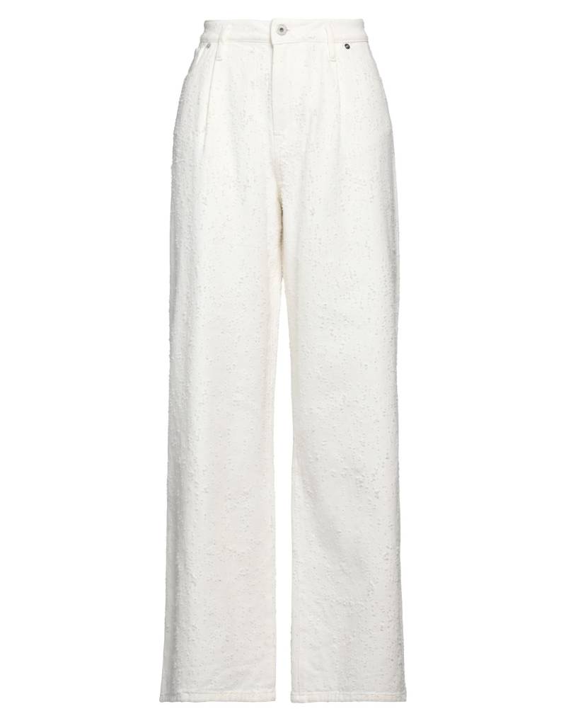 HALFBOY Jeanshose Damen Weiß von HALFBOY