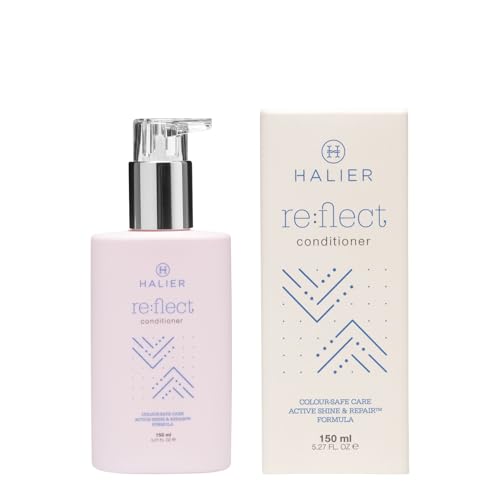 HALIER Re:flect Conditioner für Damen, Haarspülung, Farbfixierende Spülung 150 ml - für coloriertes und geschädigtes Haar, mit der Formel Active Shine & Repair ™, Regeneration und Farbschutz von HALIER