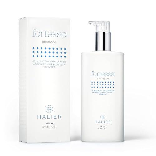 Halier Fortesse Shampoo gegen Haarausfall für Frauen 250 ml - Stärkendes Haarwachstum mit Biotin & Ackerschachtelhalm - Dermatologisch Getestet von HALIER
