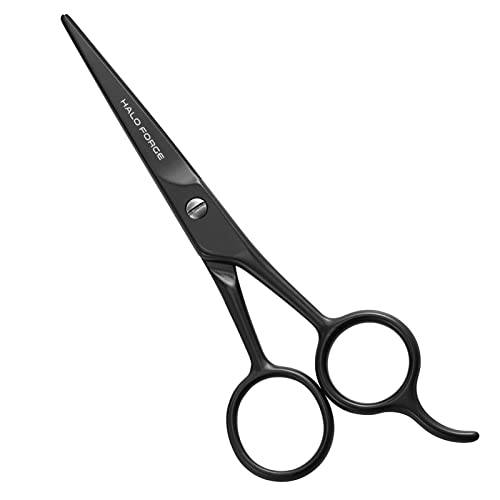 HALO FORGE Friseurschere für Professionelle: Edelstahl Salons Haarschneideschere, Haare Schneiden mit Extra Scharfen und Präzisen Schnitten Haarschere für Männer, Frauen, Erwachsene, 5.5 Zoll(Schwarz) HALO FORGE Friseurschere für Professionelle: Edelstahl Salons Haarschneideschere, Haare Schneiden mit Extra Scharfen und Präzisen Schnitten Haarschere für Männer, Frauen, Erwachsene, 5.5 Zoll(Schwarz) von HALO FORGE