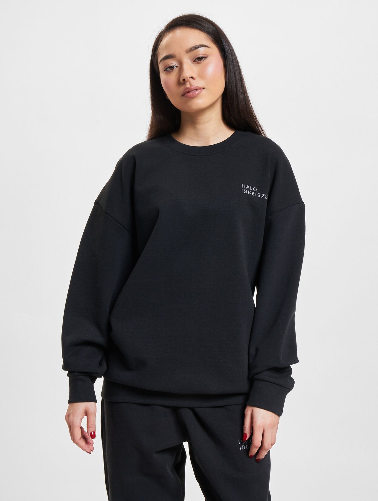 HALO Essential Crew Sweatshirt schwarz von HALO