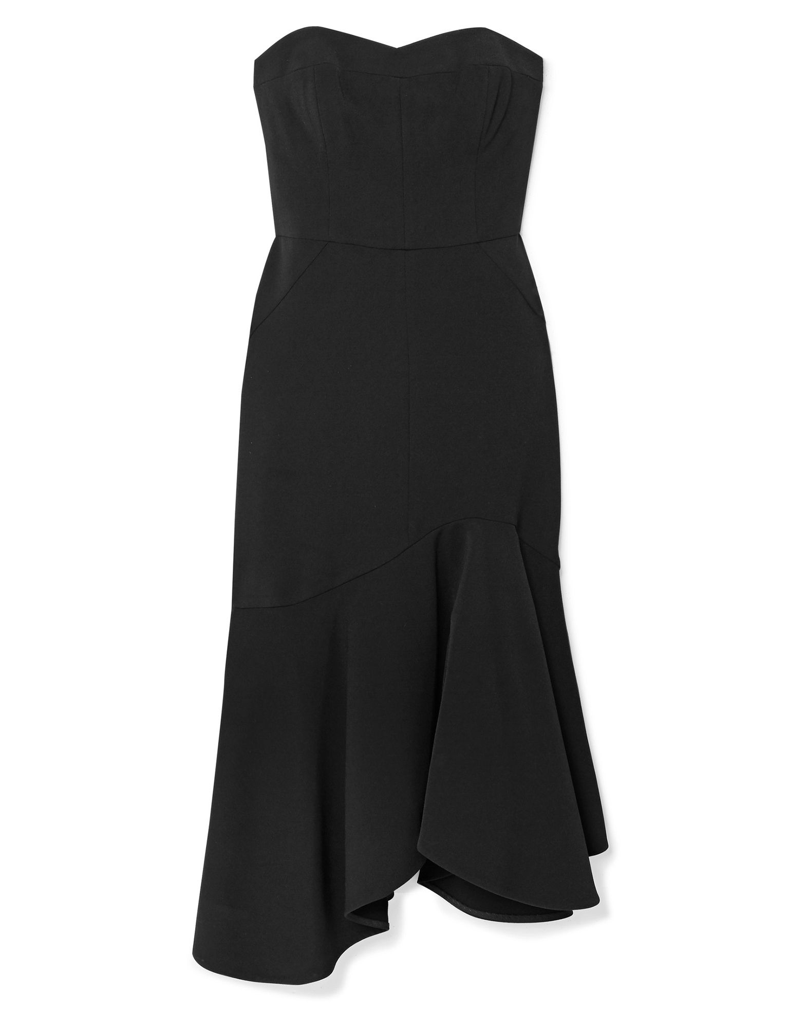 HALSTON Midi-kleid Damen Schwarz von HALSTON