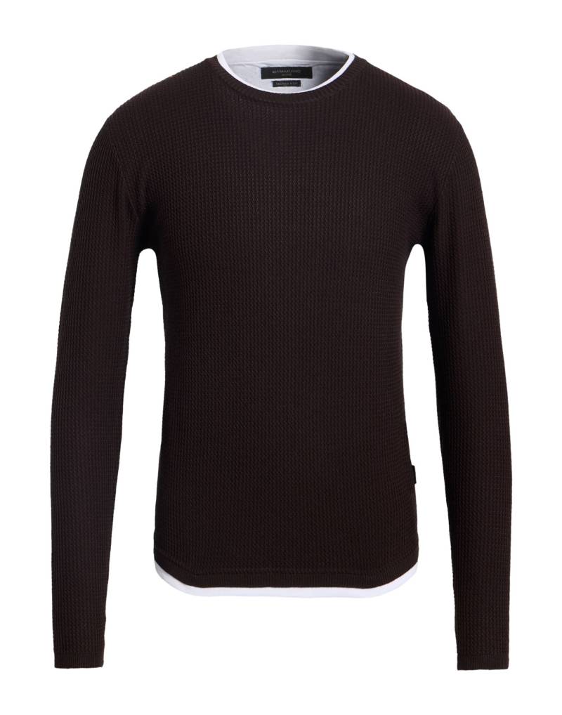 HAMAKI-HO Pullover Herren Schokobraun von HAMAKI-HO