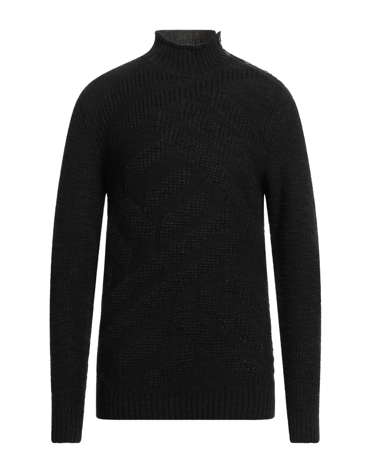 HAMAKI-HO Rollkragenpullover Herren Schwarz von HAMAKI-HO