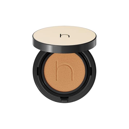 HAMEL Veganes Aqua Glow Zero-Fit-Kissen, Sonnenschutz für koreanisches Make-up SPF50+ PA++++, 72% Essence Cushion Foundation #25 SAND (Sand-Beige) von HAMEL