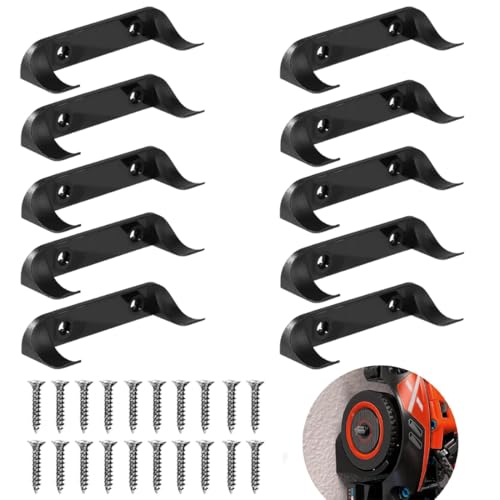 HAMKU 10 Stück Auto Wandhalterung Auto-Display-Wandhalterung Kompatibel Mit Lego Speed Champion Für Autosammlung Autoliebhaber Enthält 20 Schrauben（Schwarz） von HAMKU