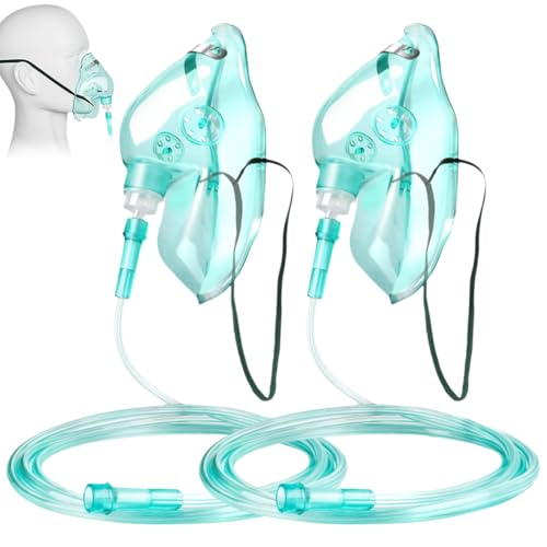 HAMKU 2 Artikel inhaliergeräte für erwachsene inhalationsgerät für Inhaliergerät Maske für Kinder und Erwachsene Vernebler Luftschlauch Mundstück Filter Blau von HAMKU