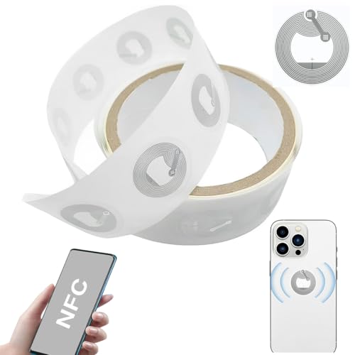 HAMKU 30 Stück NFC Tag Sticker 25mm NFC Aufkleber NFC 213 Tag Wiederbeschreibbar NFC Karten Programmierbar Byte Speicher NFC Chip NFC Card NFC Sticker für Alle NFC-fähigen Handys und Geräte HAMKU 30 Stück NFC Tag Sticker 25mm NFC Aufkleber NFC 213 Tag Wiederbeschreibbar NFC Karten Programmierbar Byte Speicher NFC Chip NFC Card NFC Sticker für Alle NFC-fähigen Handys und Geräte von HAMKU