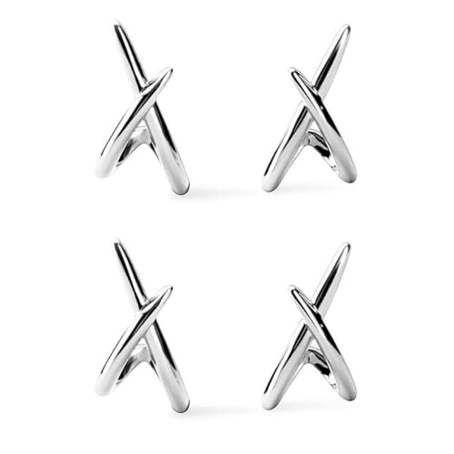 HAMKU 4-teilig hrstecker/Silber Ohrringe Stecker Damen Hypoallergen Gold Klein Ohrringe Schmuck Geschenke Earrings for Women von HAMKU