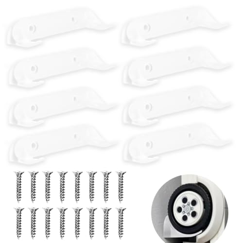 HAMKU 8 Stück Auto Wandhalterung Auto-Display-Wandhalterung Kompatibel Mit Lego Speed Champion Für Autosammlung Autoliebhaber Enthält 16 Schrauben（transparent） von HAMKU