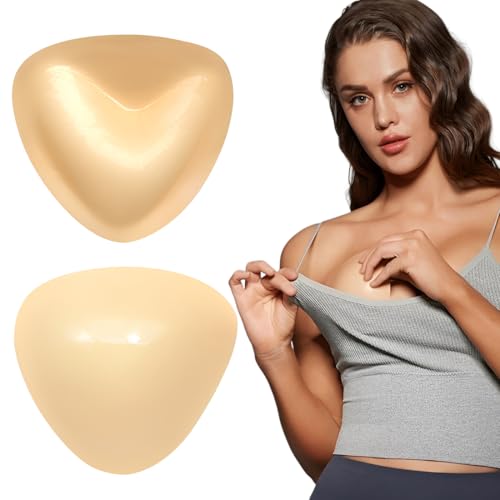 HAMKU Push Up Pads,Klebe Push up Pads, Pushpads Doppelseitig Klebende Pushup Nippelcover, BH Pads Selbstklebende, Wiederverwendbar & Waschbar Nippli Pads von HAMKU