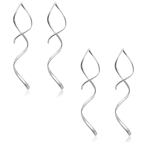 HAMKU Sterling Silber Creolen Ohrringe für Damen Minimalistische Creolen Ohrringe Huggie Ohrhänge von HAMKU