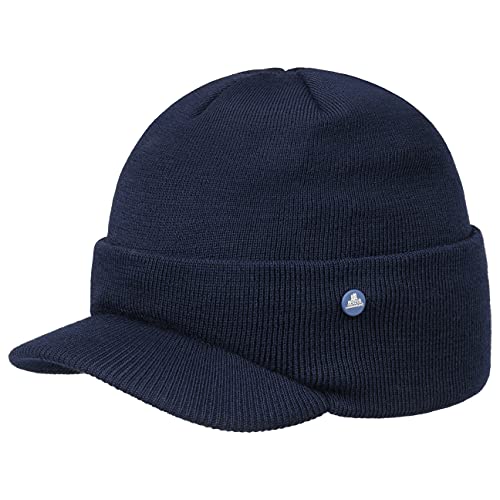 HAMMABURG Strickmütze mit Schirm - Sportiv & lässig - Wintermütze aus Wollmix - Made in Italy - Herren - Herbst/Winter dunkelblau One Size HAMMABURG Strickmütze mit Schirm - Sportiv & lässig - Wintermütze aus Wollmix - Made in Italy - Herren - Herbst/Winter dunkelblau One Size von HAMMABURG