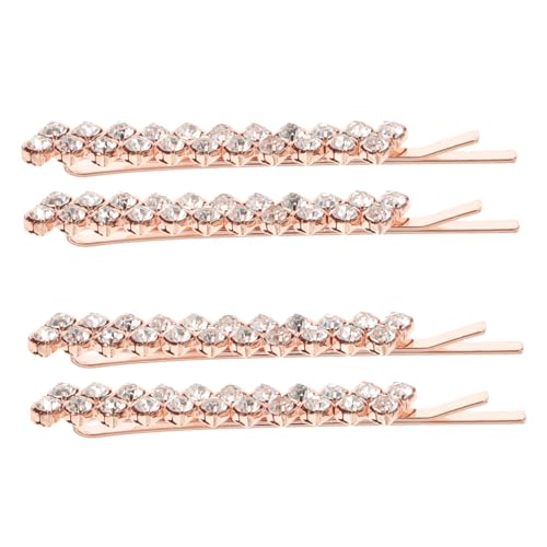 HAMPPLIES 1 Satz Eleganten Strass Haarspangen aus Metall für Damen Glitzernde Bobby Pins für Hochzeiten Partys und Alltag HAMPPLIES 1 Satz Eleganten Strass Haarspangen aus Metall für Damen Glitzernde Bobby Pins für Hochzeiten Partys und Alltag von HAMPPLIES