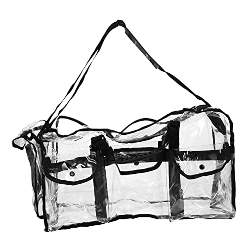 HAMPPLIES 1 Stück Reise Kosmetiktasche aus PVC Tragbare Make Up Aufbewahrung für Fitness und Reisen Große Transparente Kulturtasche mit Hochwertiger Verarbeitung für Damen und Herren von HAMPPLIES