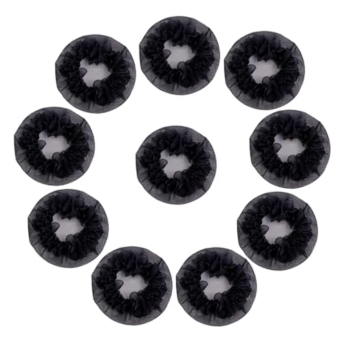 HAMPPLIES 10stücke Elastische Damen Haarnetze Ballett Tänzerin Snoods Haar Brötchen Halten Netze von HAMPPLIES