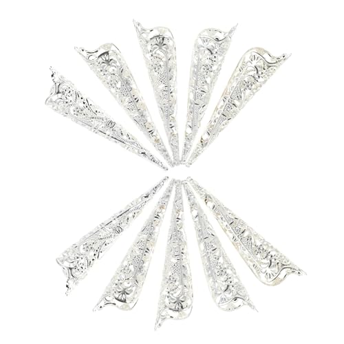 HAMPPLIES 10 Stück Metall Hohlnagelringe für Cosplay Fingerkralle Fingernagel Accessoires für Rollenspiele Elegant und Langlebig HAMPPLIES 10 Stück Metall Hohlnagelringe für Cosplay Fingerkralle Fingernagel Accessoires für Rollenspiele Elegant und Langlebig von HAMPPLIES