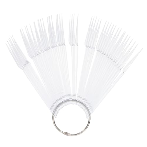 HAMPPLIES 100stücke Nail Art Polish Display Tipps Falsche Nagel Praxis Probe Sticks von HAMPPLIES