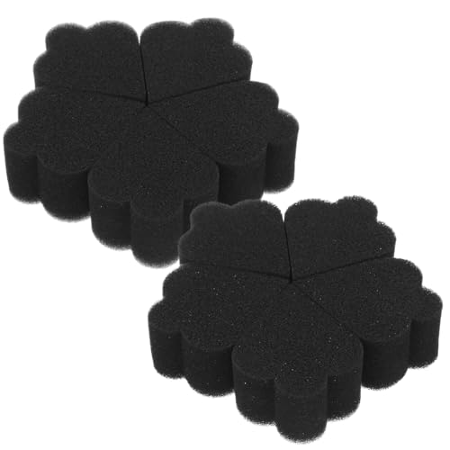 HAMPPLIES 10Stücke Make Up für Damen Mehrzweck Kosmetikschwämme zum Auftragen von Foundation Concealer und Highlighter Wiederverwendbar und Leicht zu Reinigen von HAMPPLIES