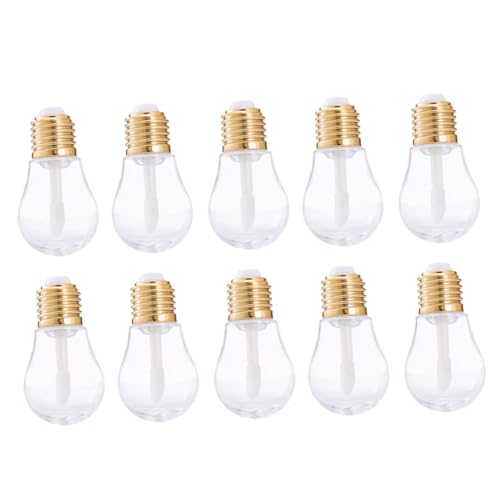 HAMPPLIES 10stücke Flaschen Lippenstift Transparente Lip Gloss Flaschen Diy Lippenstift Kosmetikbehälter Nachfüllbar von HAMPPLIES