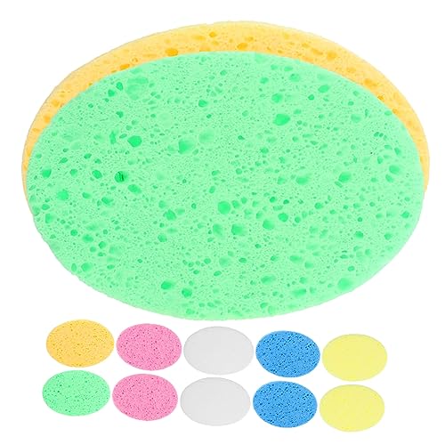 HAMPPLIES 12 Stück Ovaler Gesichtsreinigungsschwämme Reisen Sanfte Gesichtsreinigung Zellulose Make Up Entferner für Hautpflege und Hautfarbe Farben HAMPPLIES 12 Stück Ovaler Gesichtsreinigungsschwämme Reisen Sanfte Gesichtsreinigung Zellulose Make Up Entferner für Hautpflege und Hautfarbe Farben von HAMPPLIES