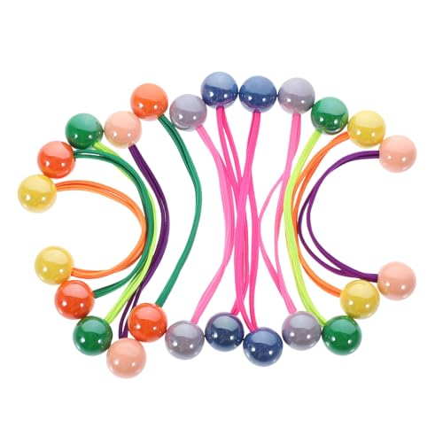 HAMPPLIES 12 Stück Teiliges Haargummis mit Doppelten Bunten Kugeln Elastische Pferdeschwanz Halter für Frauen und Mädchen Langlebige Flexible Haarring Accessoires in Candy Farben Bequem und HAMPPLIES 12 Stück Teiliges Haargummis mit Doppelten Bunten Kugeln Elastische Pferdeschwanz Halter für Frauen und Mädchen Langlebige Flexible Haarring Accessoires in Candy Farben Bequem und von HAMPPLIES