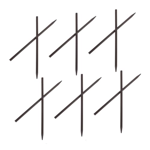 HAMPPLIES 12 Stück Teiliges Holz Haarstäbchen mit Rustikale Handgefertigte Haarschmuck Zubehör Lange Traditionelle Spitze Haarnadeln für Frauen DIY Haarstab Material für Zöpfe und Styling von HAMPPLIES